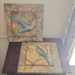 Kate McRostie Birds On Canvas